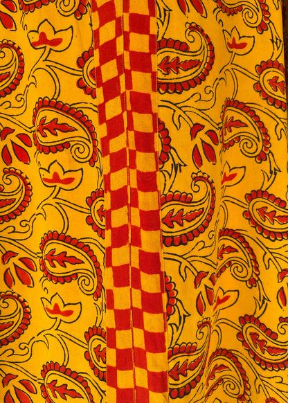 Zea Silk Crepe Kaftan Maxi Dress ~  Fusion XS