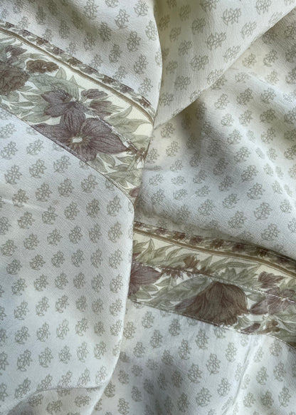 Zea Silk Crepe Kaftan Maxi Dress ~  Harvest XL