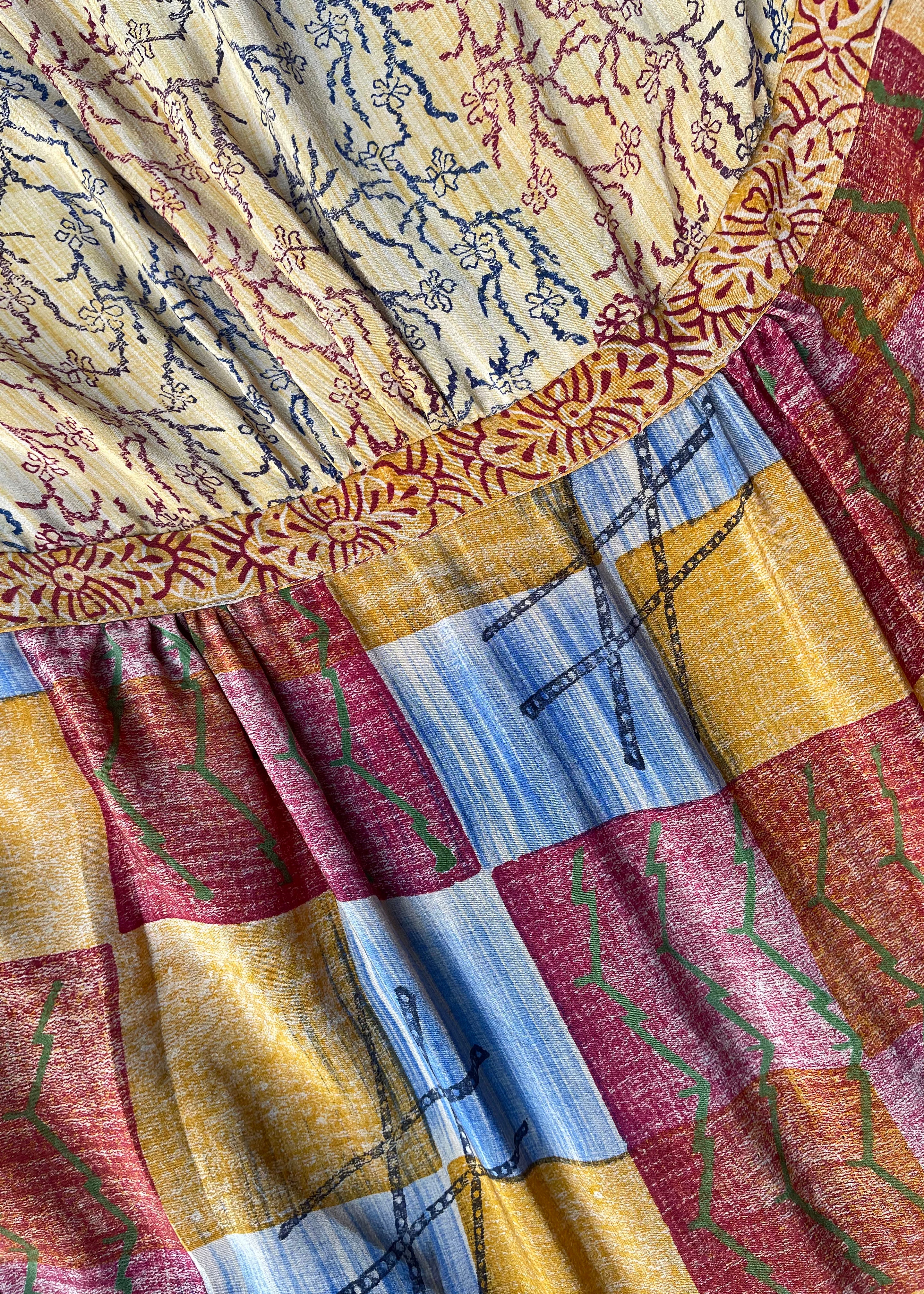 Caladium Silk Wrap Dress ~ Sienna S