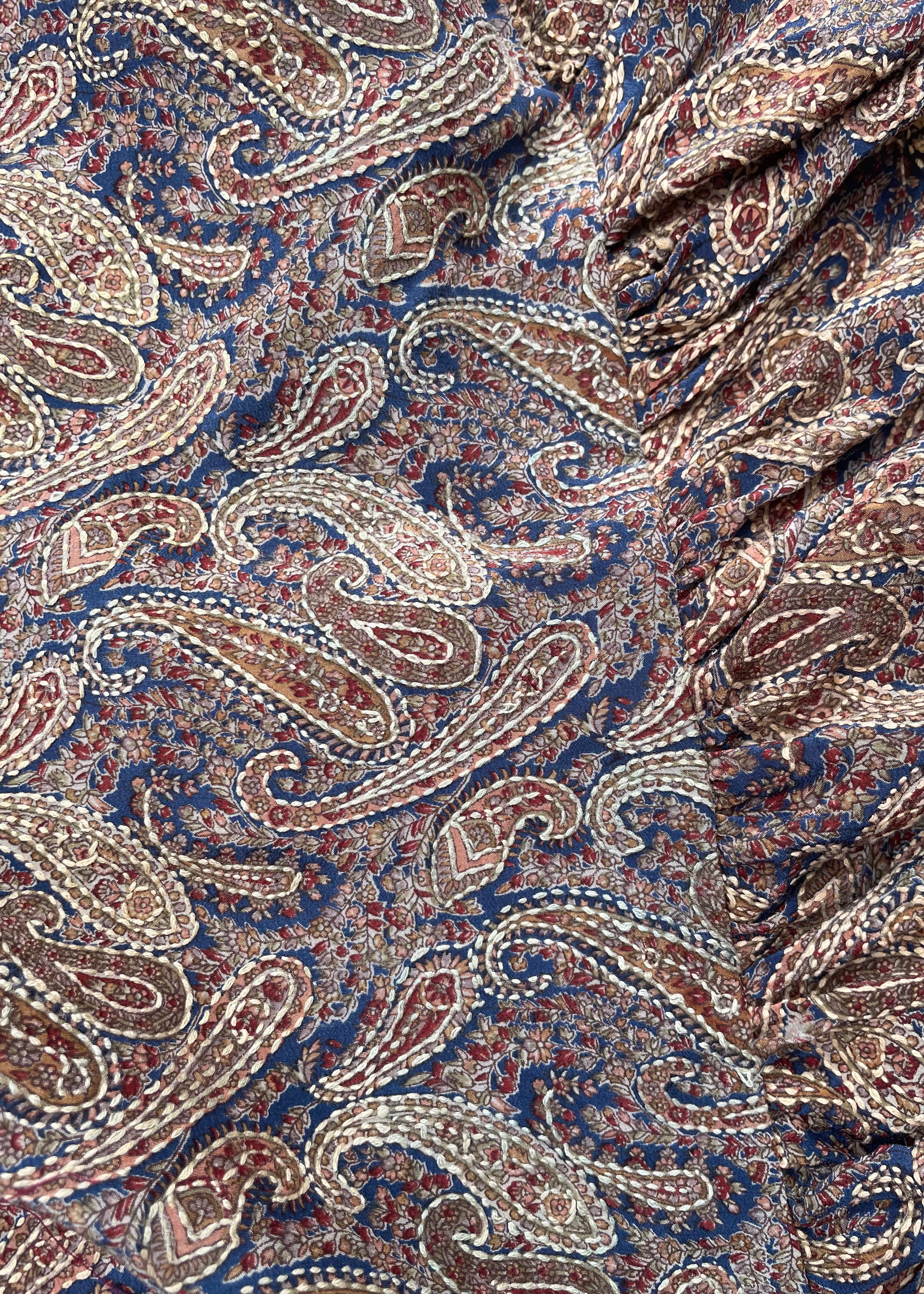 Rumex Silk Slip Dress ~  Paisley XL