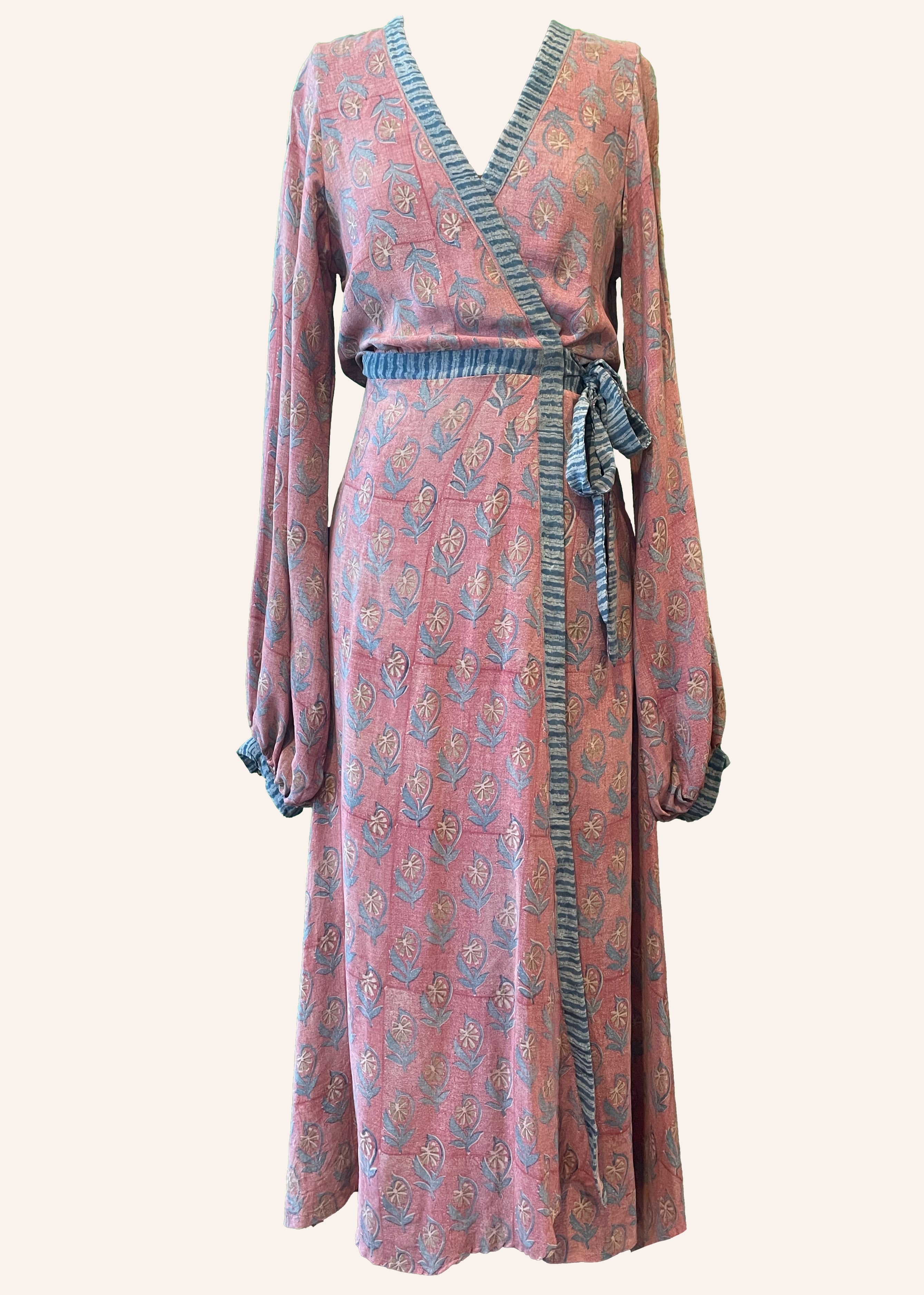 Caladium Silk Wrap Dress ~ Canyon S