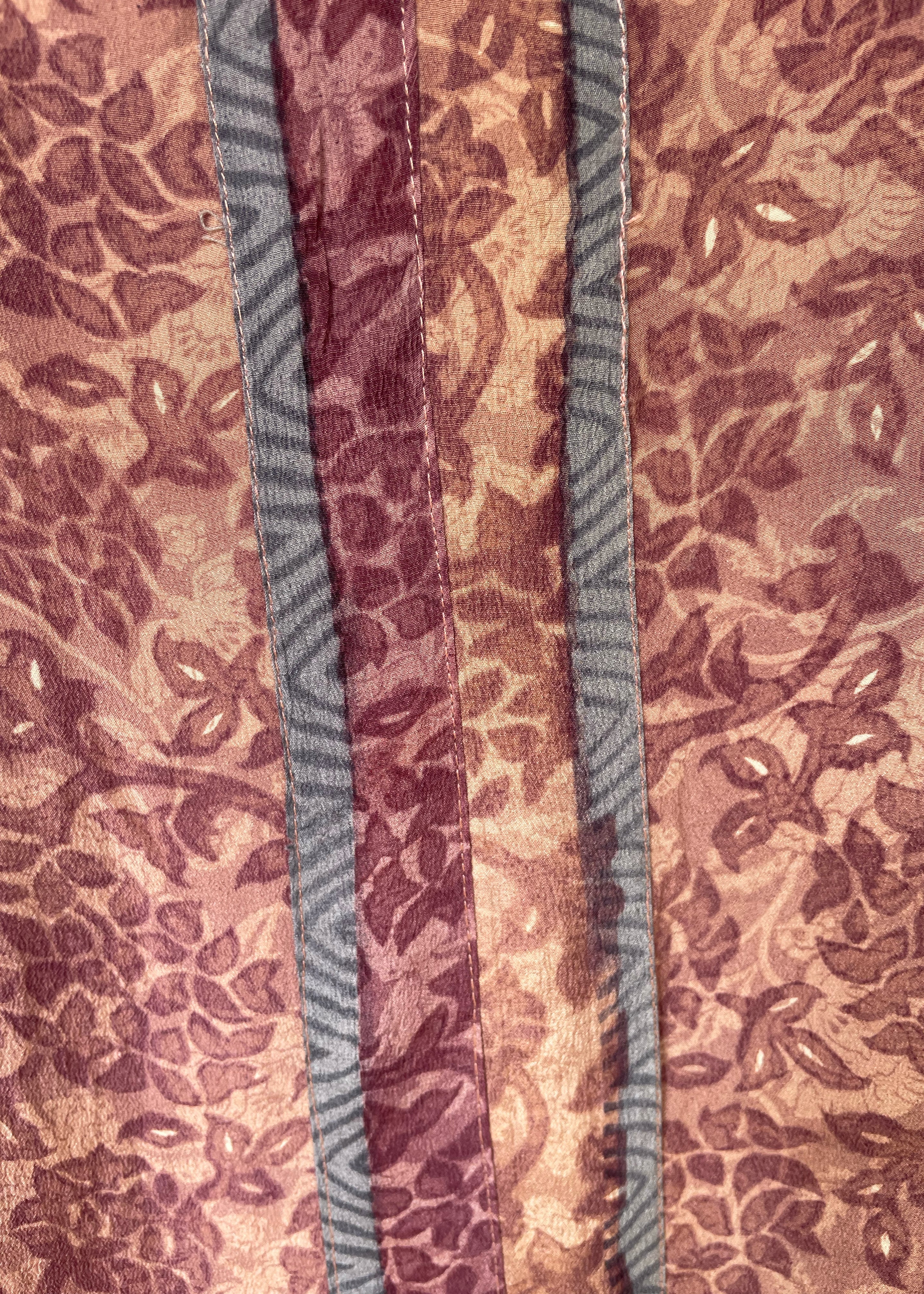 Zea Silk Crepe Kaftan Maxi Dress ~  Quartz XS
