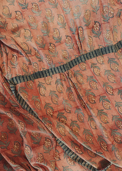 Caladium Silk Wrap Dress ~ Canyon S