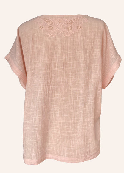 Hybrides Cotton Cut-Work Shirt
