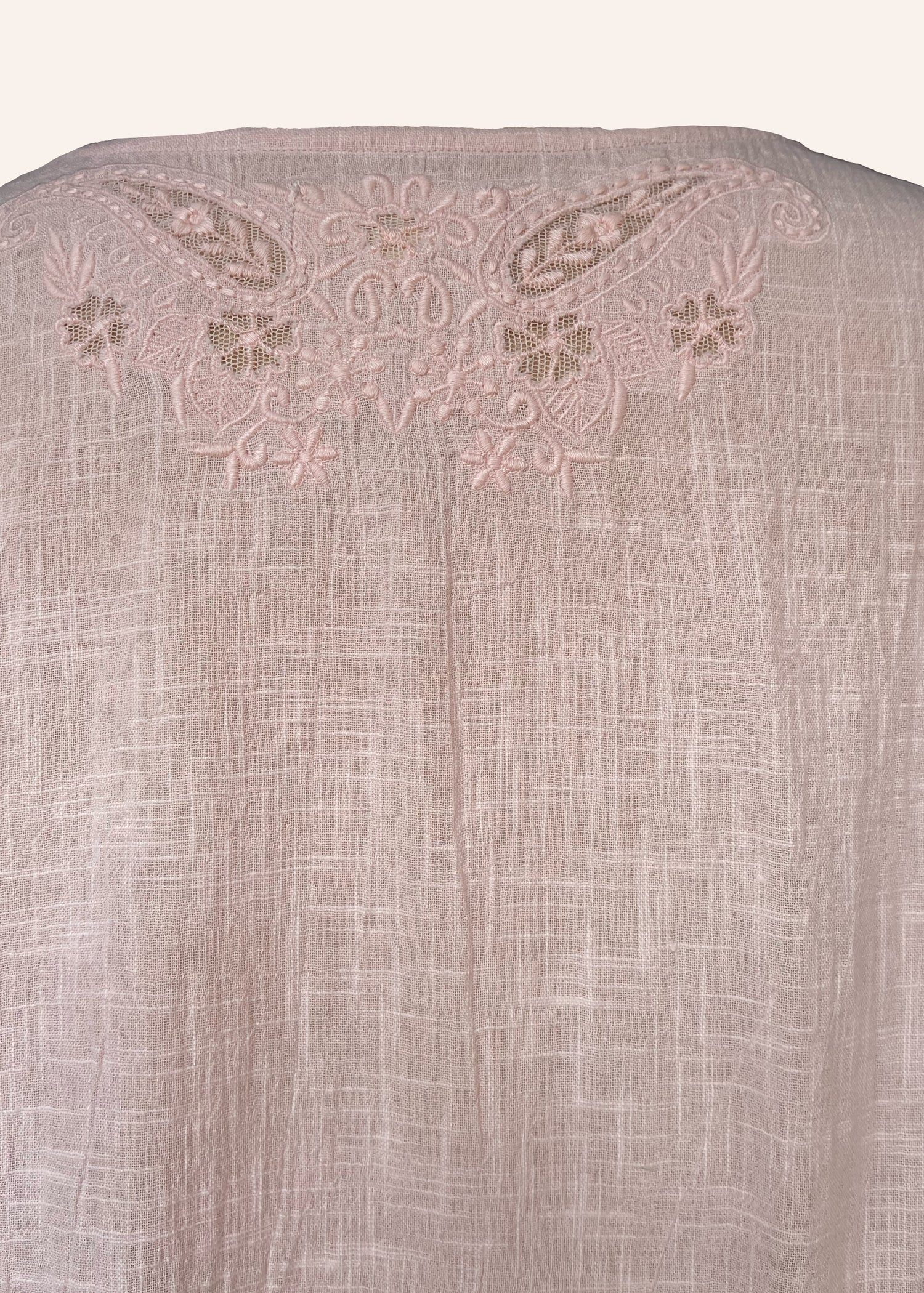 Hybrides Cotton Cut-Work Shirt