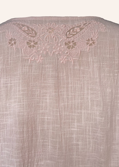 Hybrides Cotton Cut-Work Shirt