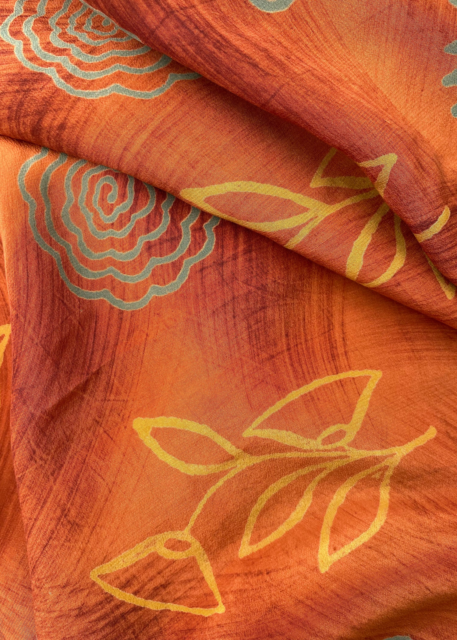 Viola Silk Crepe T-Shirt ~ Almond M