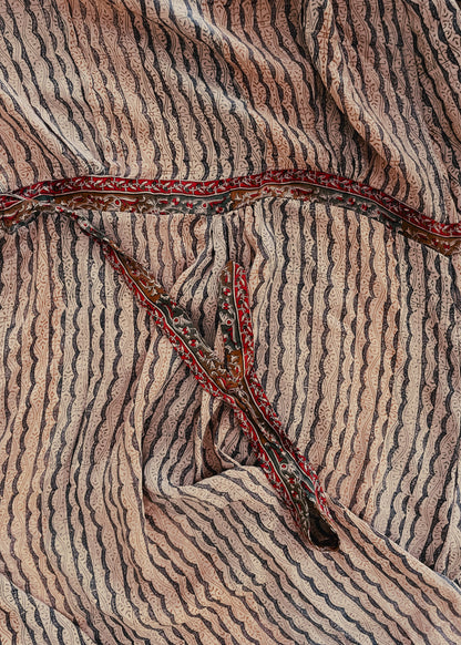 Caladium Silk Wrap Dress ~ Bark XS