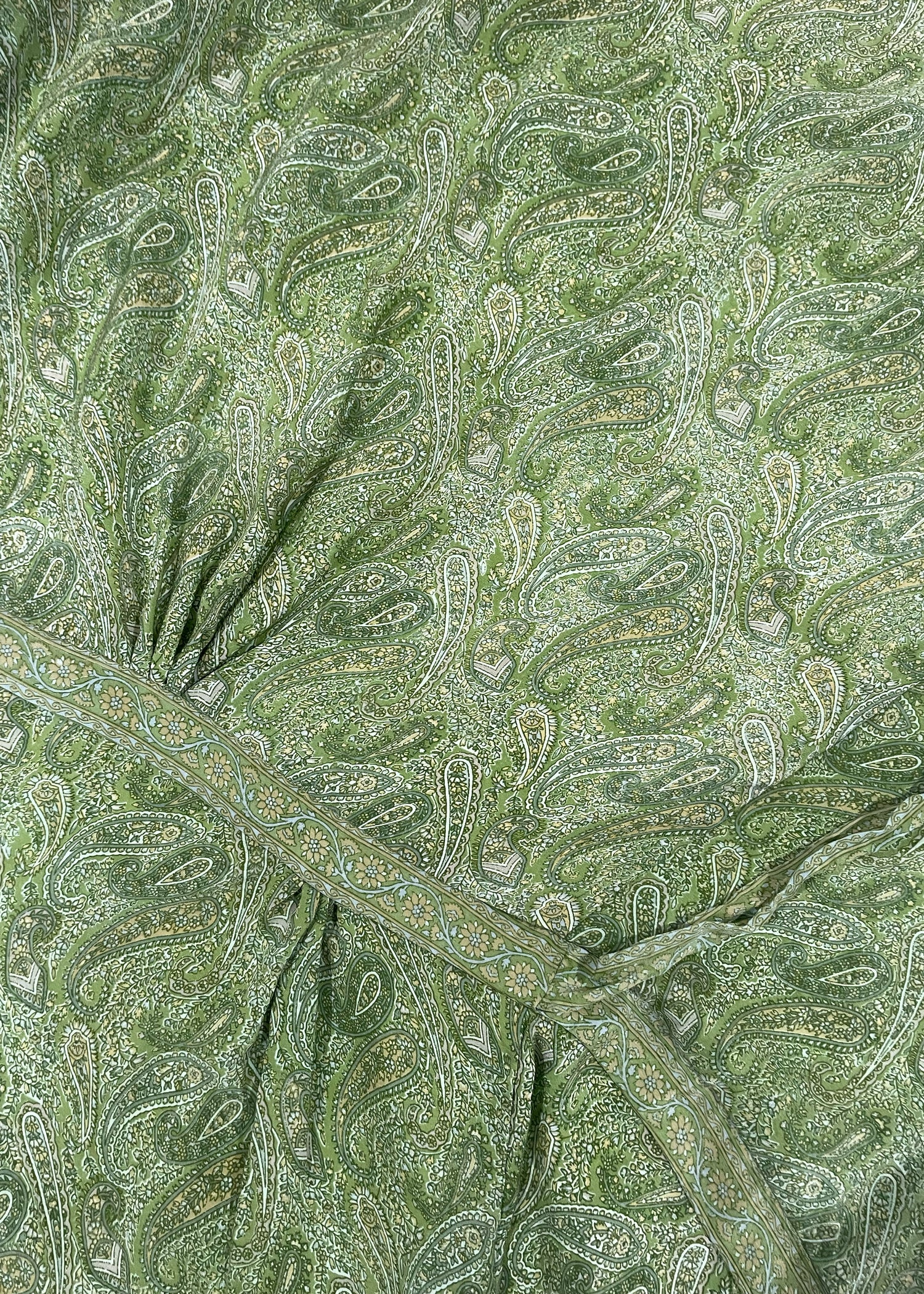 Caladium Wrap Silk Dress ~ Titanite L