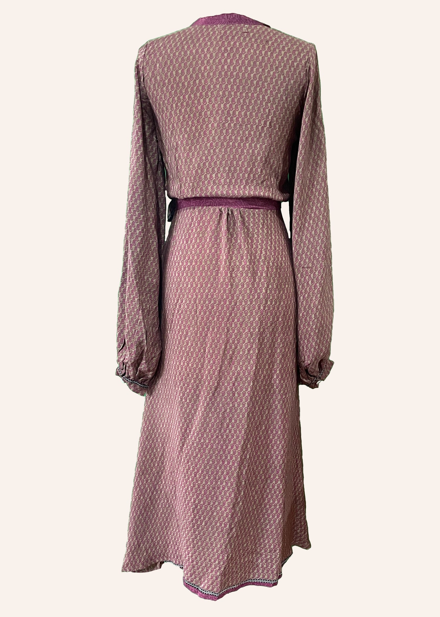 Caladium Silk Wrap Dress ~ Deco XS
