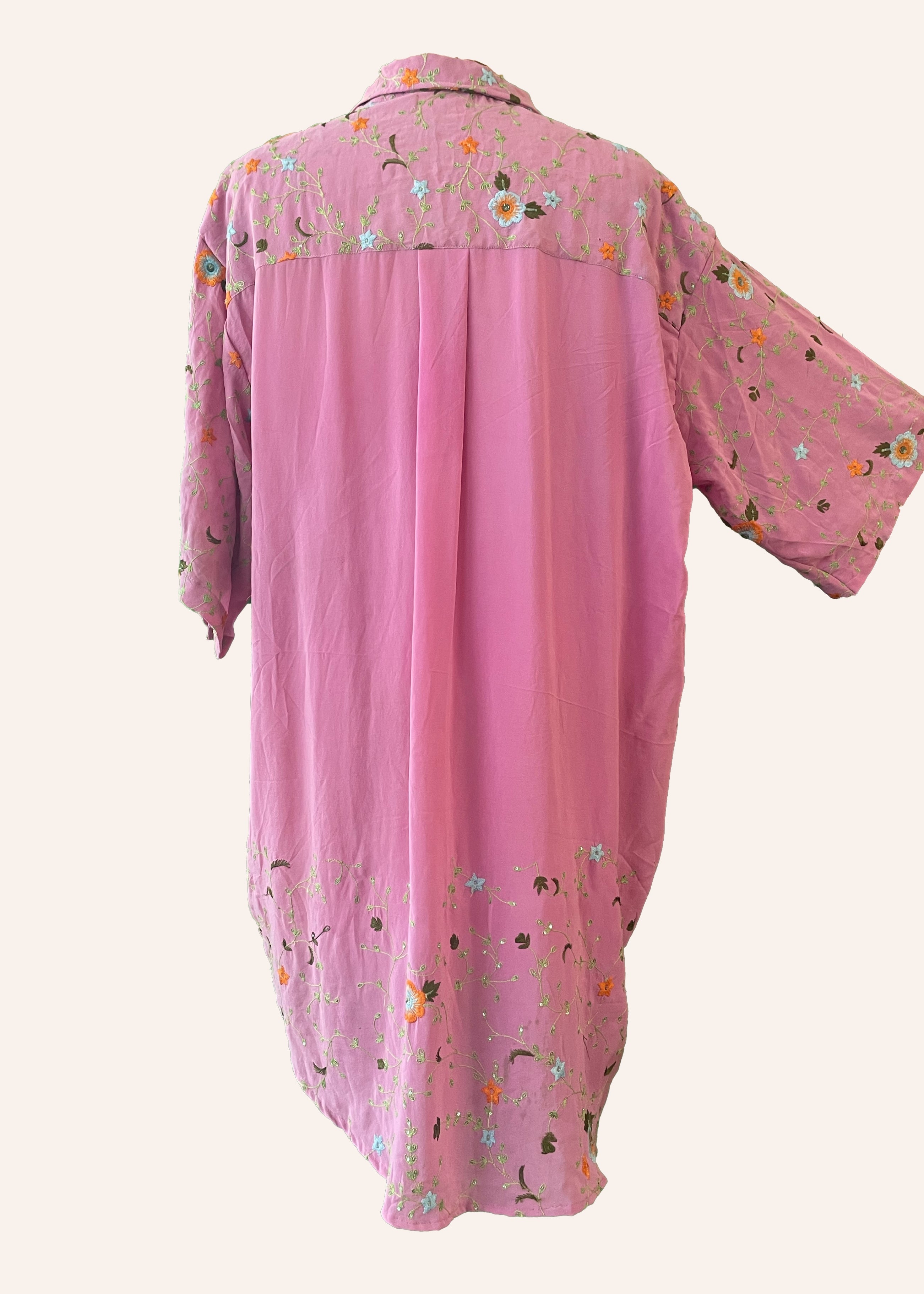 Astralagus Silk Crepe Oversized Shirt ~ Baroque