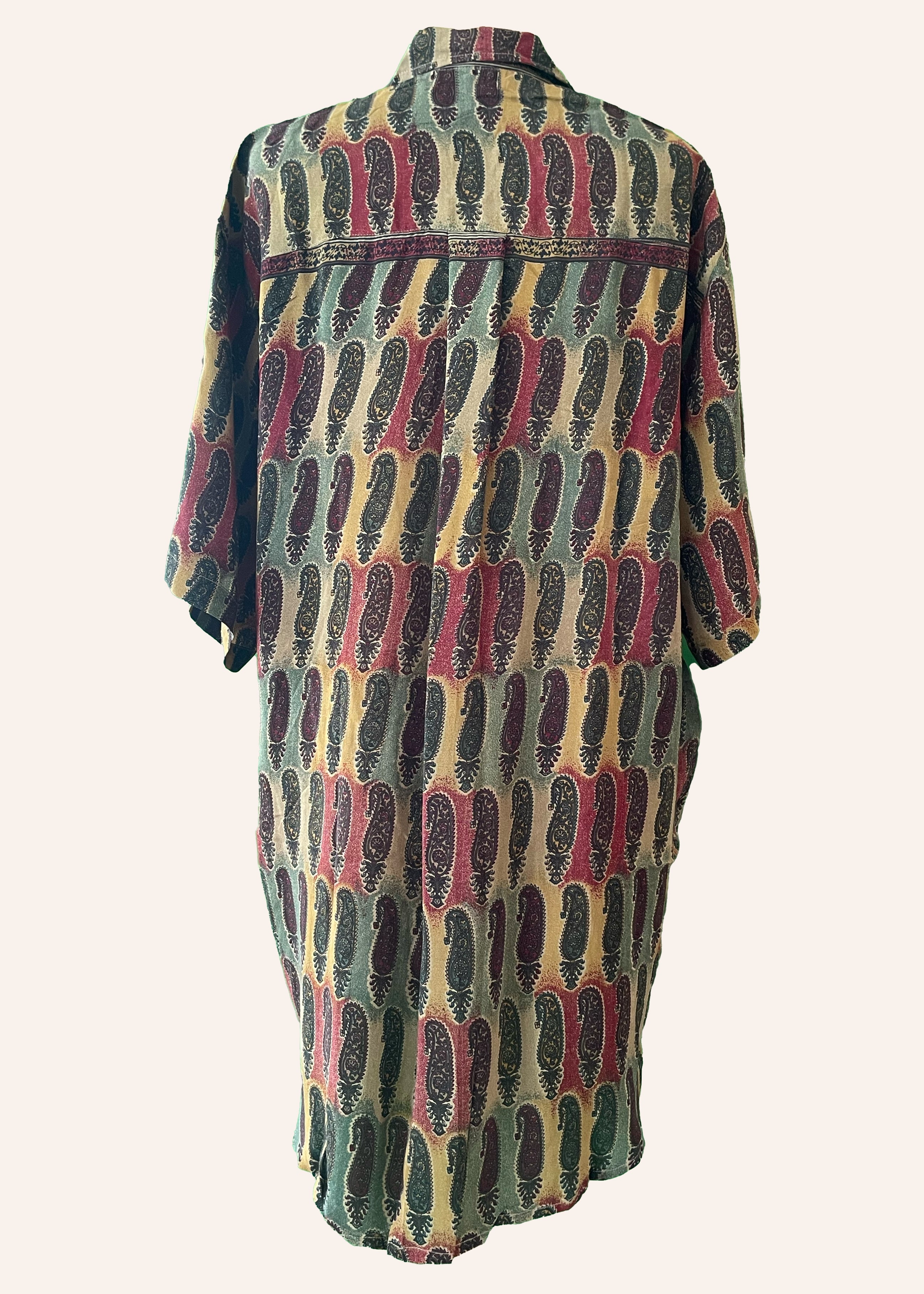 Astralagus Silk Crepe Oversized Shirt ~ Bellwether