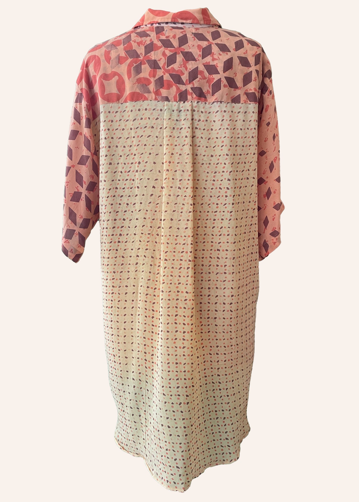Astralagus Silk Crepe Oversized Shirt ~ Aurora