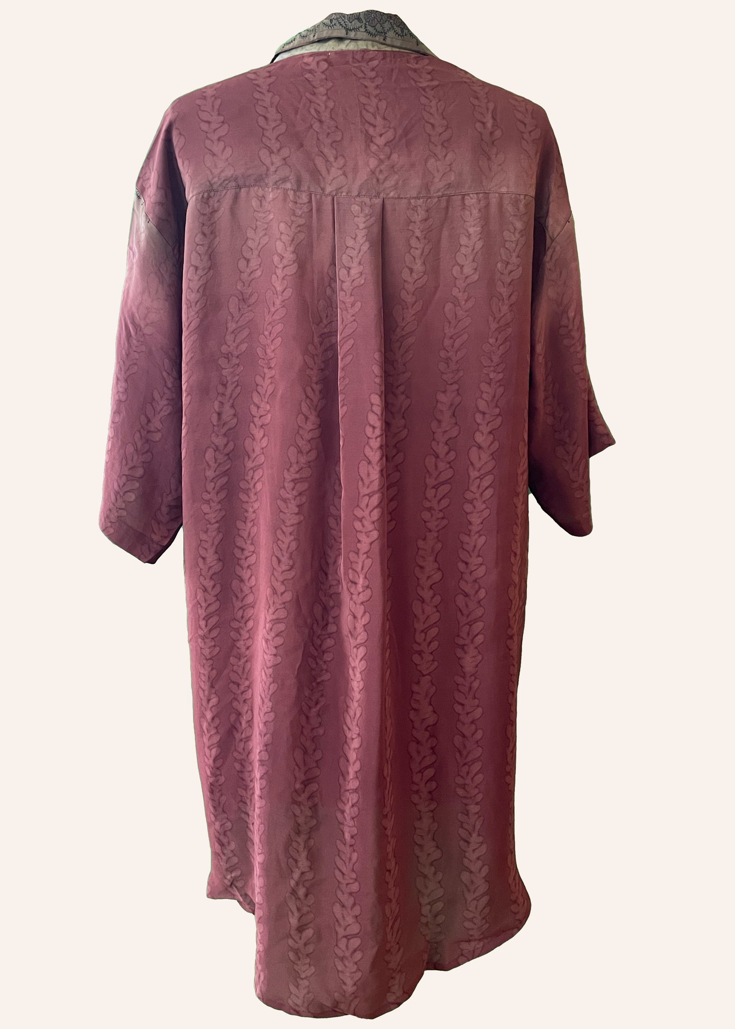 Astralagus Silk Crepe Oversized Shirt ~ Watermark