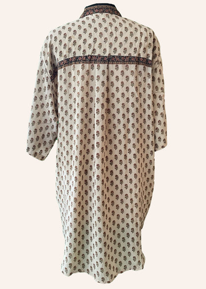 Astralagus Silk Crepe Oversized Shirt ~ Spruce