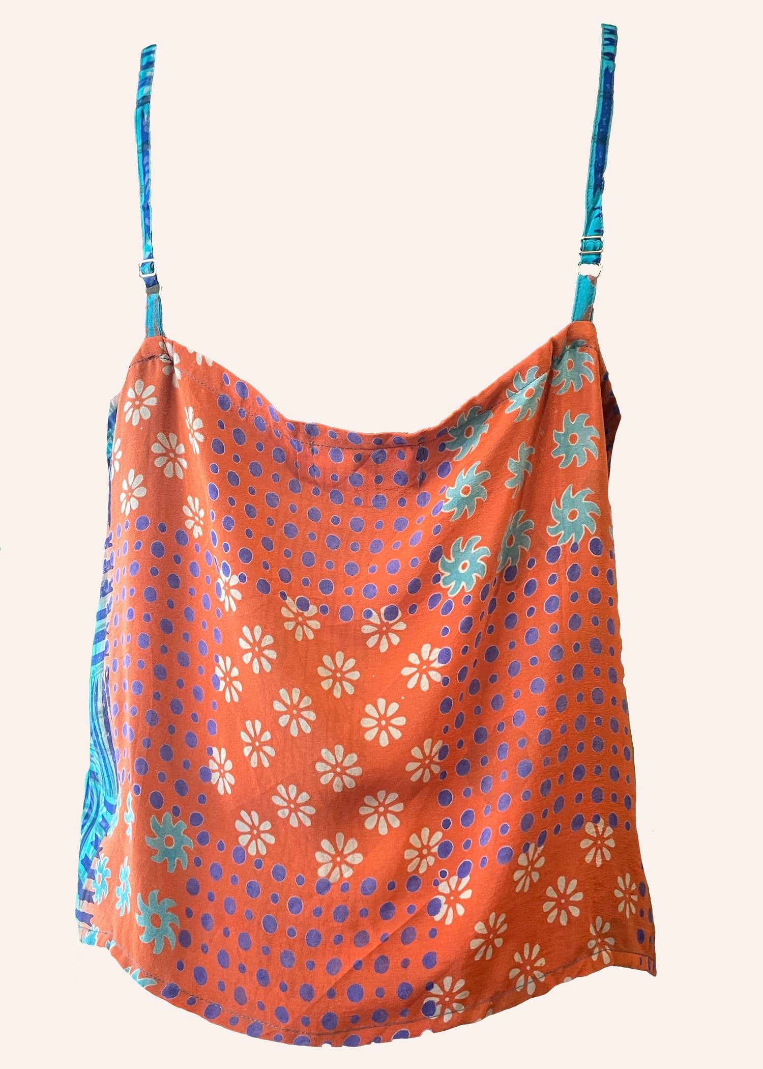 Reseda Silk Crepe Camisole Top ~ Mecca XL