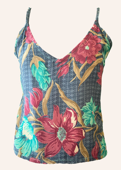 Reseda Silk Crepe Camisole Top ~ Vallarta S