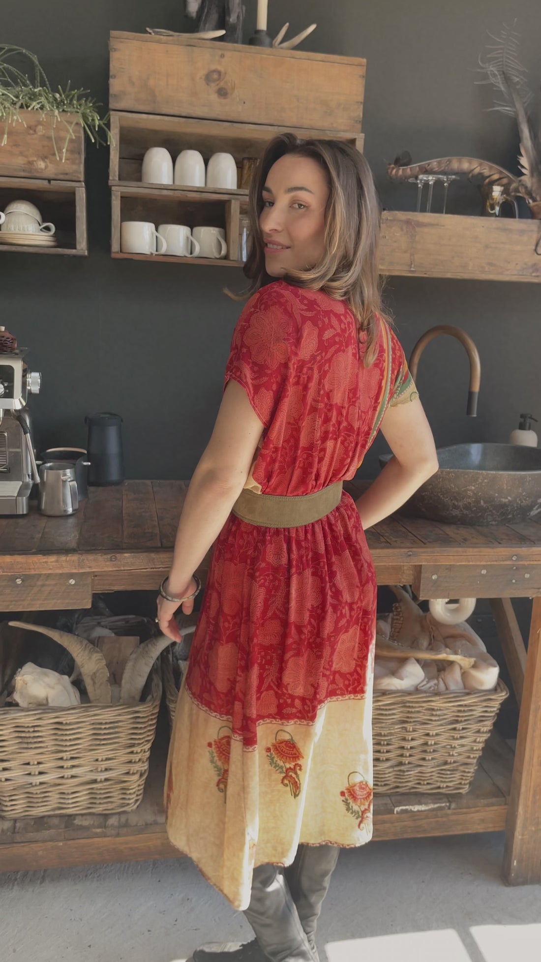 Protea Silk Crepe 1930&